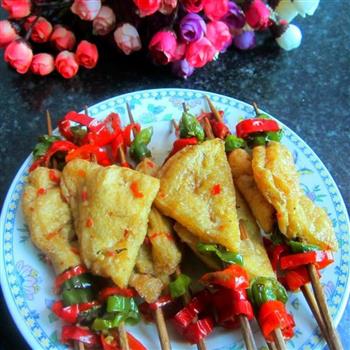 葱香豆腐串怎么做，葱香豆腐串怎么做好吃，葱香豆腐串做法