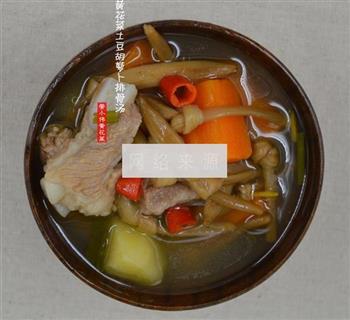 黄花土豆胡萝卜骨汤怎么做，黄花土豆胡萝卜骨汤怎么做好吃，黄花土豆胡萝卜骨汤做法