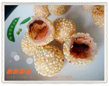 红豆沙空心芝麻球怎么做，红豆沙空心芝麻球怎么做好吃，红豆沙空心芝麻球做法
