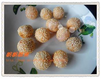 红豆沙空心芝麻球怎么做，红豆沙空心芝麻球怎么做好吃，红豆沙空心芝麻球做法
