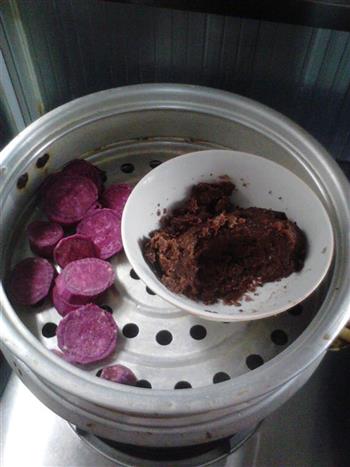 芝麻紫薯豆沙团子怎么做，芝麻紫薯豆沙团子怎么做好吃，芝麻紫薯豆沙团子做法