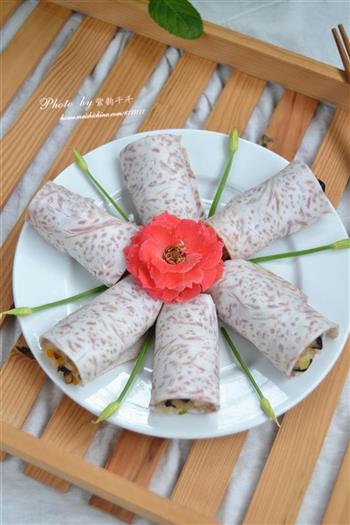 香芋糯米卷怎么做，香芋糯米卷怎么做好吃，香芋糯米卷做法