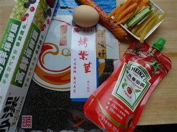 番茄酱寿司怎么做，番茄酱寿司怎么做好吃，番茄酱寿司做法