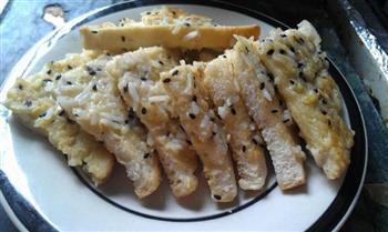 香煎米饭西多士怎么做，香煎米饭西多士怎么做好吃，香煎米饭西多士做法