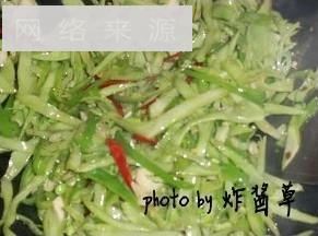 干炒扁豆丝怎么做，干炒扁豆丝怎么做好吃，干炒扁豆丝做法