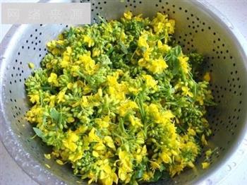 凉拌油菜花怎么做，凉拌油菜花怎么做好吃，凉拌油菜花做法