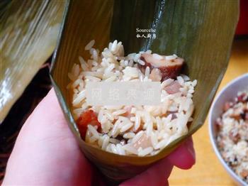 广式腊味粽子怎么做，广式腊味粽子怎么做好吃，广式腊味粽子做法