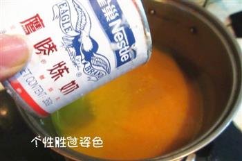 炼乳南瓜汤怎么做，炼乳南瓜汤怎么做好吃，炼乳南瓜汤做法