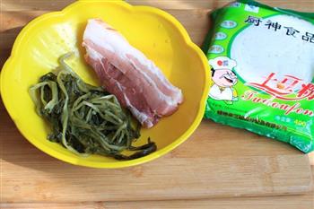 雪菜白肉土豆粉怎么做，雪菜白肉土豆粉怎么做好吃，雪菜白肉土豆粉做法