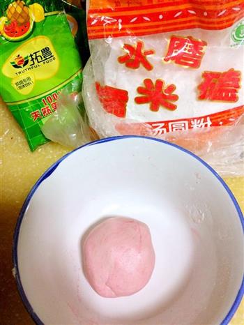 草莓猫爪汤圆怎么做，草莓猫爪汤圆怎么做好吃，草莓猫爪汤圆做法