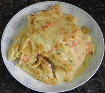 番茄鸡蛋葱花煎饼怎么做，番茄鸡蛋葱花煎饼怎么做好吃，番茄鸡蛋葱花煎饼做法