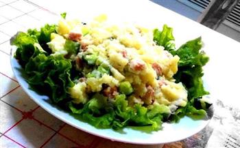 土豆火腿沙拉怎么做，土豆火腿沙拉怎么做好吃，土豆火腿沙拉做法