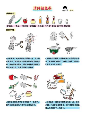 清拌鱿鱼条怎么做，清拌鱿鱼条怎么做好吃，清拌鱿鱼条做法