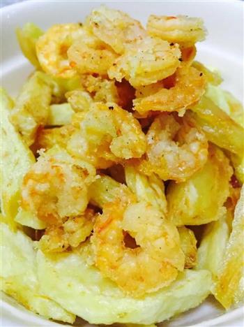 原味虾仁薯条怎么做，原味虾仁薯条怎么做好吃，原味虾仁薯条做法