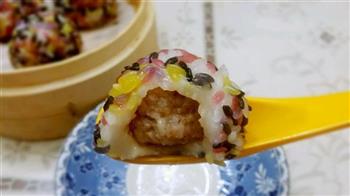 五彩粢毛团怎么做，五彩粢毛团怎么做好吃，五彩粢毛团做法