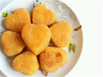 爱心南瓜饼怎么做，爱心南瓜饼怎么做好吃，爱心南瓜饼做法
