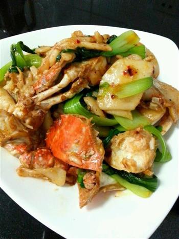 老干妈风味蟹炒年糕怎么做，老干妈风味蟹炒年糕怎么做好吃，老干妈风味蟹炒年糕做法