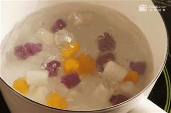 三色芋圆怎么做，三色芋圆怎么做好吃，三色芋圆做法