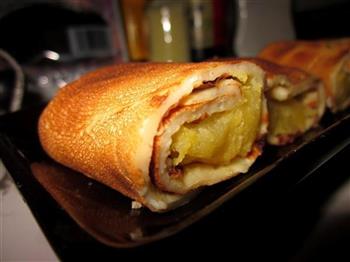 椰奶煎饼红薯卷怎么做，椰奶煎饼红薯卷怎么做好吃，椰奶煎饼红薯卷做法