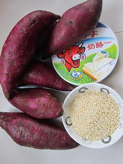 奶香紫薯芝麻饼怎么做，奶香紫薯芝麻饼怎么做好吃，奶香紫薯芝麻饼做法