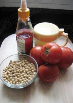 番茄黄豆怎么做，番茄黄豆怎么做好吃，番茄黄豆做法