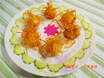 金丝虾球怎么做，金丝虾球怎么做好吃，金丝虾球做法