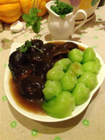 香菇菜心怎么做，香菇菜心怎么做好吃，香菇菜心做法