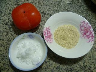 芝麻柿子饼怎么做，芝麻柿子饼怎么做好吃，芝麻柿子饼做法