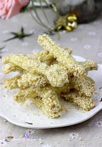 芝麻香芋条怎么做，芝麻香芋条怎么做好吃，芝麻香芋条做法