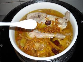 虫草花蒸鸡汤怎么做，虫草花蒸鸡汤怎么做好吃，虫草花蒸鸡汤做法