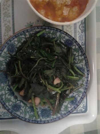 清炒紫背天葵怎么做，清炒紫背天葵怎么做好吃，清炒紫背天葵做法