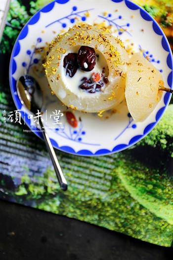 鲜奶炖桂花梨怎么做，鲜奶炖桂花梨怎么做好吃，鲜奶炖桂花梨做法
