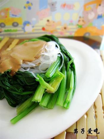 麻酱粉丝菠菜怎么做，麻酱粉丝菠菜怎么做好吃，麻酱粉丝菠菜做法
