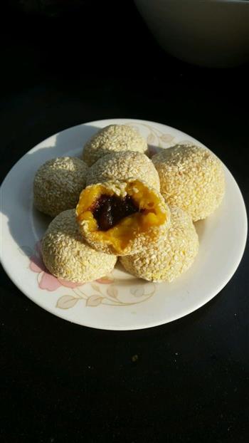 南瓜芝麻球、南瓜饼怎么做，南瓜芝麻球、南瓜饼怎么做好吃，南瓜芝麻球、南瓜饼做法