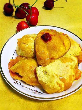 南瓜樱桃糯米饼怎么做，南瓜樱桃糯米饼怎么做好吃，南瓜樱桃糯米饼做法
