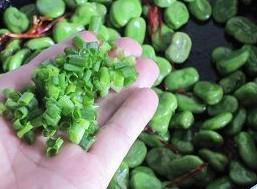 香葱爆蚕豆怎么做，香葱爆蚕豆怎么做好吃，香葱爆蚕豆做法