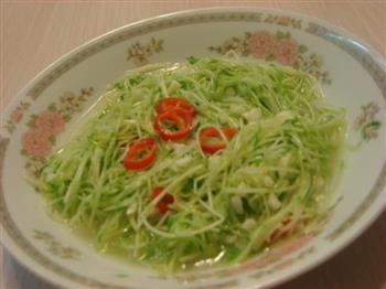 清脆豌豆苗怎么做，清脆豌豆苗怎么做好吃，清脆豌豆苗做法
