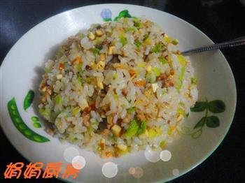 田园肉丁炒饭怎么做，田园肉丁炒饭怎么做好吃，田园肉丁炒饭做法