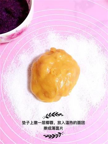 椰蓉南瓜紫薯卷怎么做，椰蓉南瓜紫薯卷怎么做好吃，椰蓉南瓜紫薯卷做法