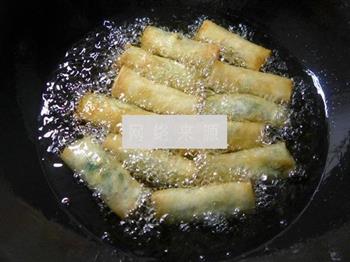 香干蒿菜馅春卷怎么做，香干蒿菜馅春卷怎么做好吃，香干蒿菜馅春卷做法