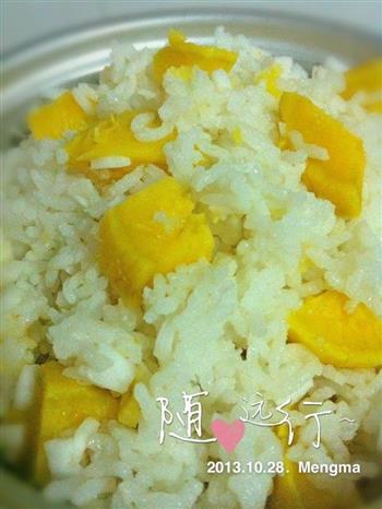 椰香红薯米饭怎么做，椰香红薯米饭怎么做好吃，椰香红薯米饭做法
