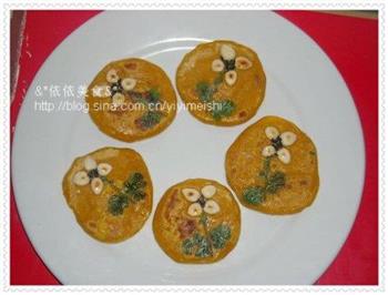 香煎杏仁南瓜饼怎么做，香煎杏仁南瓜饼怎么做好吃，香煎杏仁南瓜饼做法