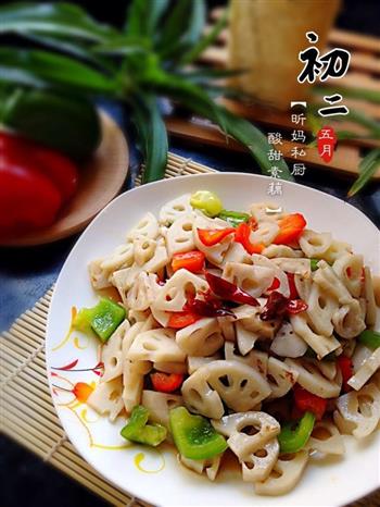 酸甜素藕丁怎么做，酸甜素藕丁怎么做好吃，酸甜素藕丁做法