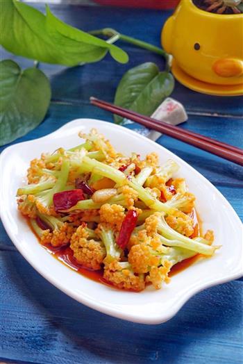 干煸有机菜花怎么做，干煸有机菜花怎么做好吃，干煸有机菜花做法