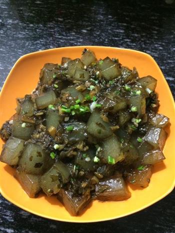 凉粉炒咸菜怎么做，凉粉炒咸菜怎么做好吃，凉粉炒咸菜做法