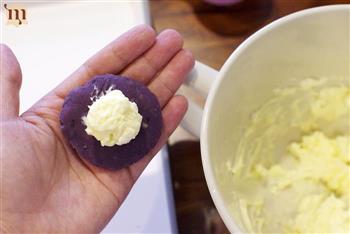 免烤版紫薯芝麻奶球怎么做，免烤版紫薯芝麻奶球怎么做好吃，免烤版紫薯芝麻奶球做法