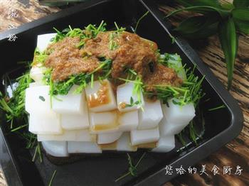 豌豆苗拌豌豆凉粉怎么做，豌豆苗拌豌豆凉粉怎么做好吃，豌豆苗拌豌豆凉粉做法