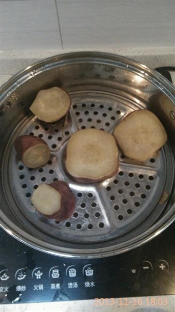 红薯红豆团怎么做，红薯红豆团怎么做好吃，红薯红豆团做法