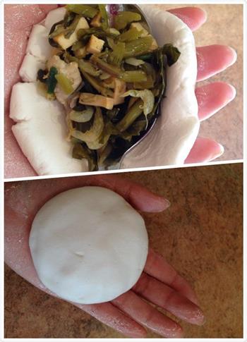 温州小吃-咸菜糯米饼怎么做，温州小吃-咸菜糯米饼怎么做好吃，温州小吃-咸菜糯米饼做法