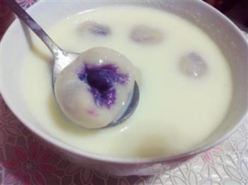 牛奶紫薯汤圆怎么做，牛奶紫薯汤圆怎么做好吃，牛奶紫薯汤圆做法